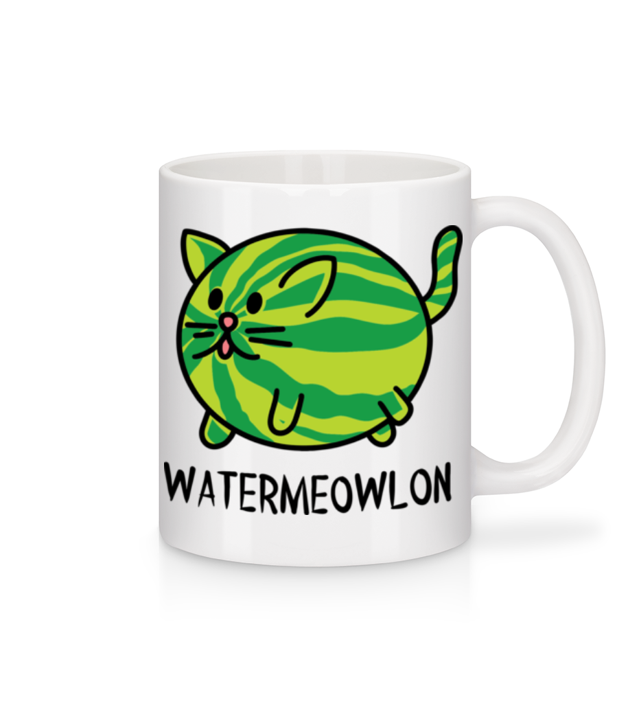 Watermeowlon - Mug en céramique blanc - Blanc - Devant