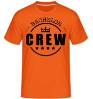 Bachelor Crew -  Shirtinator Men's T-Shirt - Orange - Front