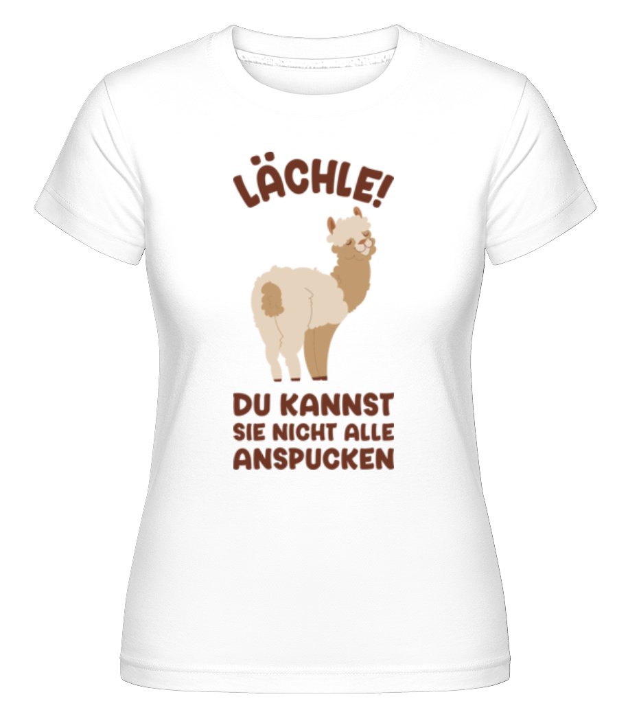 Lächle · Shirtinator Frauen T-Shirt
