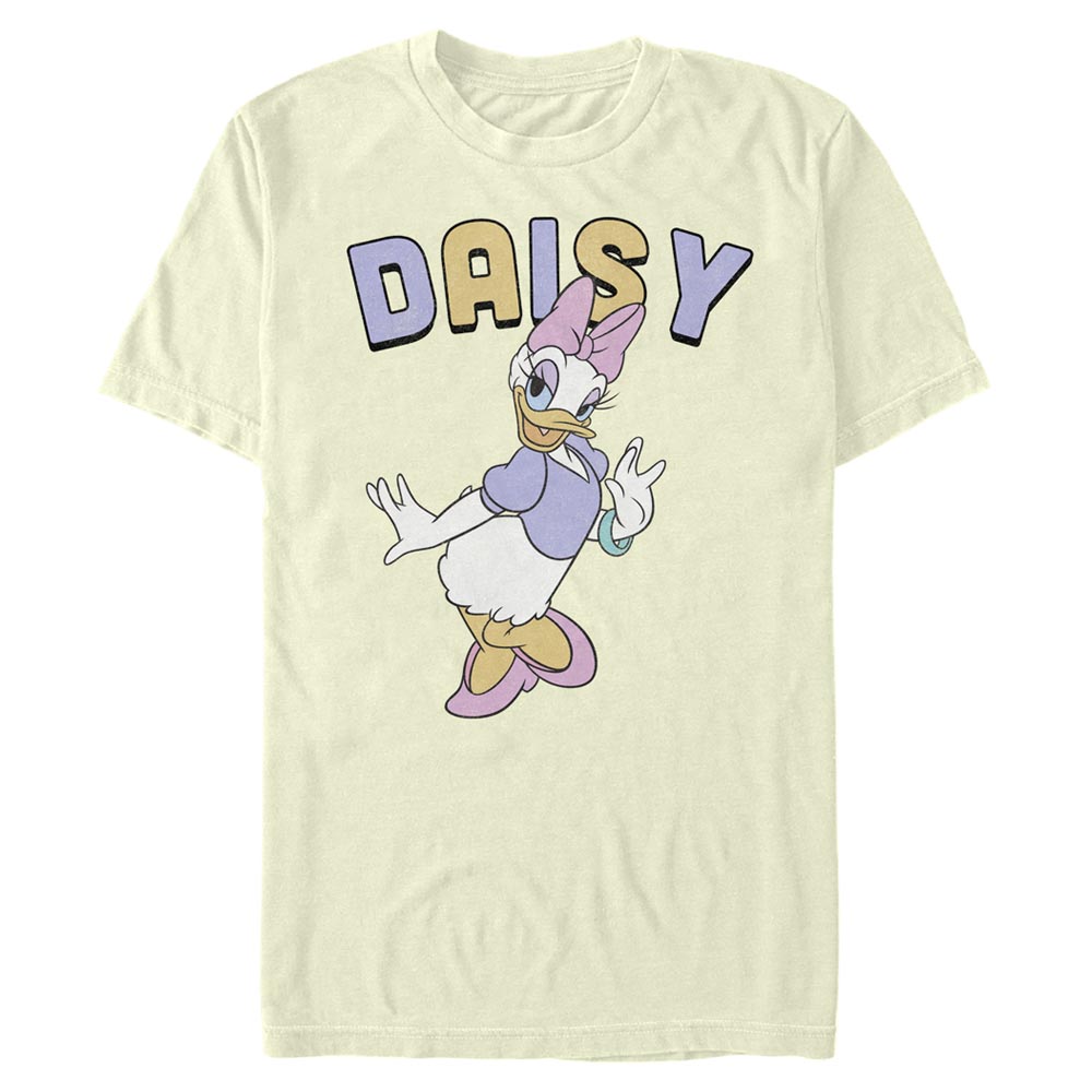 Disney - Mickey Mouse - Daisy Duck - Homme T-shirt - Crème - Devant