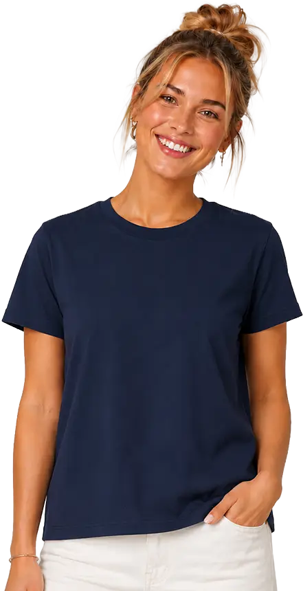 T-shirt boxy bio unisexe Stanley Stella – Vue de face