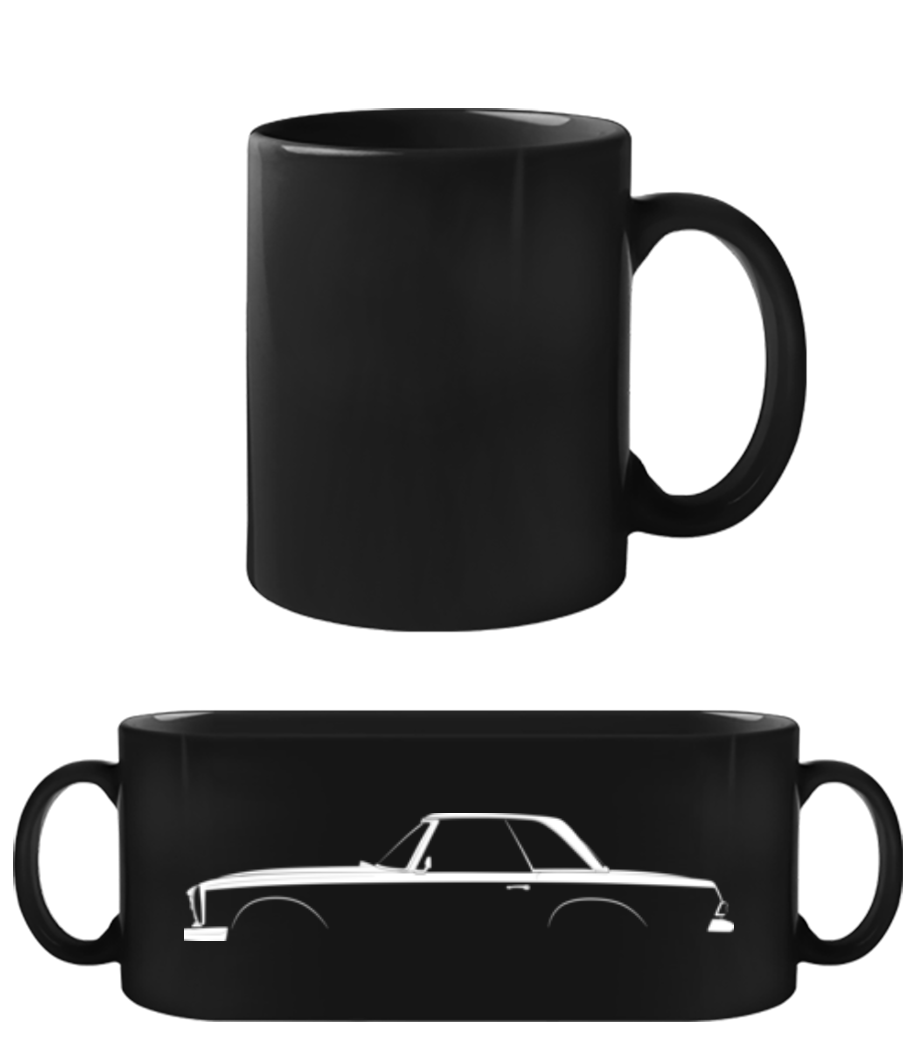 'Mercedes-Benz SL Hard. W113' Silhouette · Schwarze Tasse