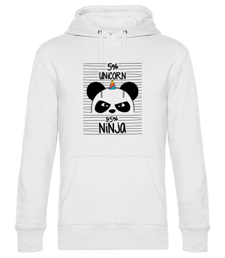 5% Unicorn 95% Ninja · Sweat à capuche standard homme