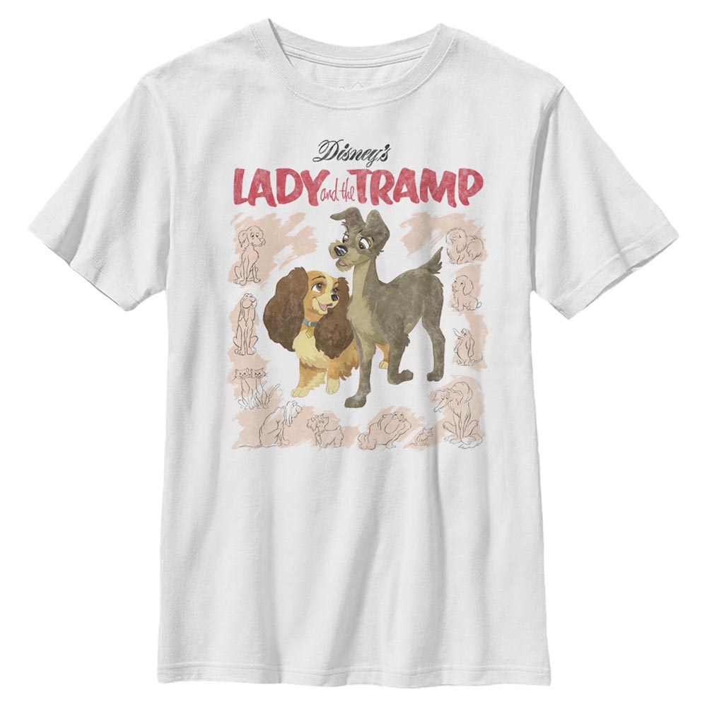 Disney Classics - La Belle et le Clochard - La Belle et le Clochard Vintage Cover - Enfant T-shirt