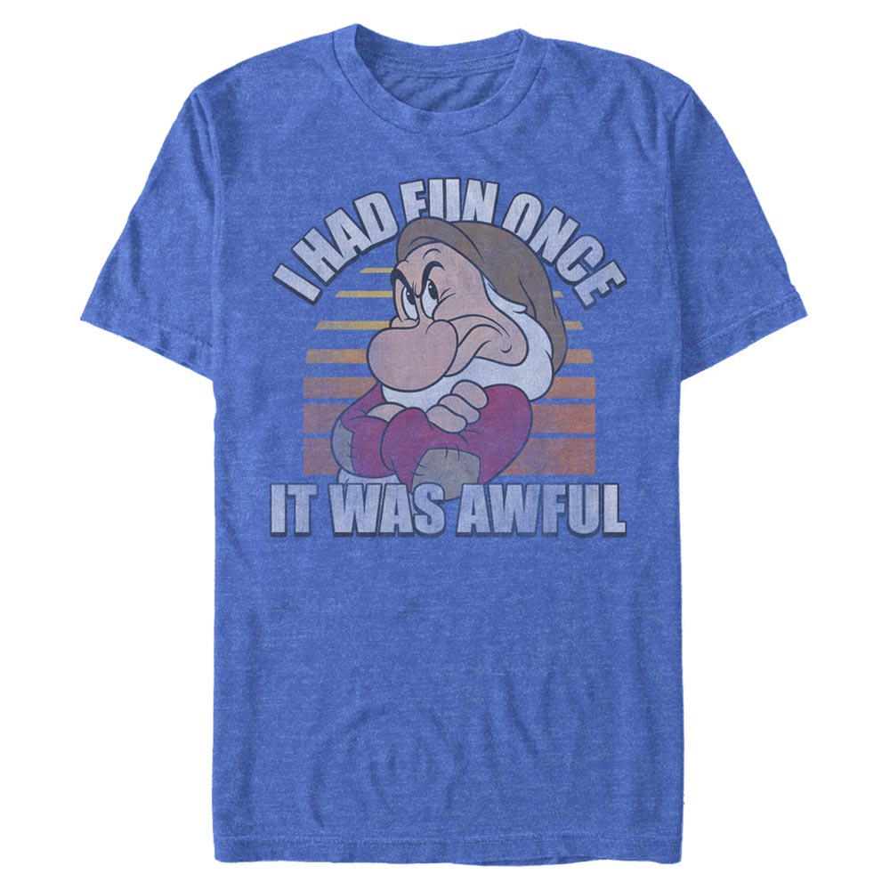 Disney - Blanche-Neige et les Sept Nains - Grincheux No Fun - Homme T-shirt