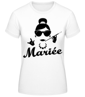 Mariée - T-shirt standard Femme - Blanc - Devant