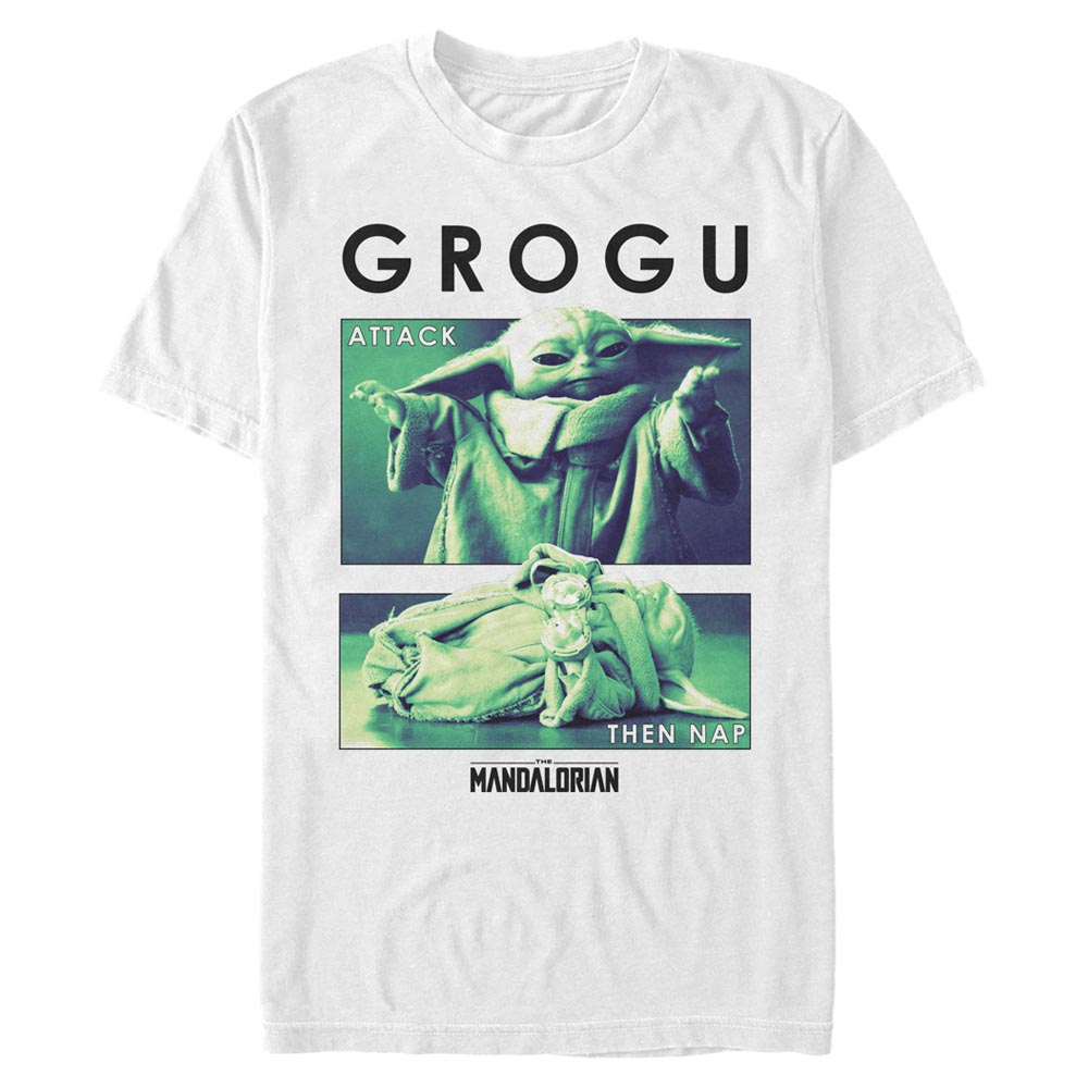 Star Wars - The Mandalorian - Grogu MandoMon Epi6 Check Levels - Homme T-shirt