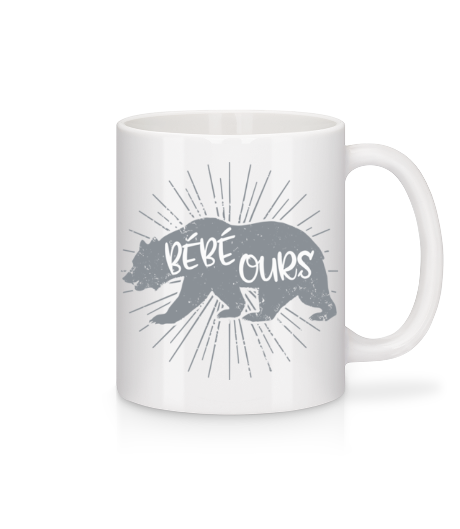 Bébé Ours · Mug en céramique blanc