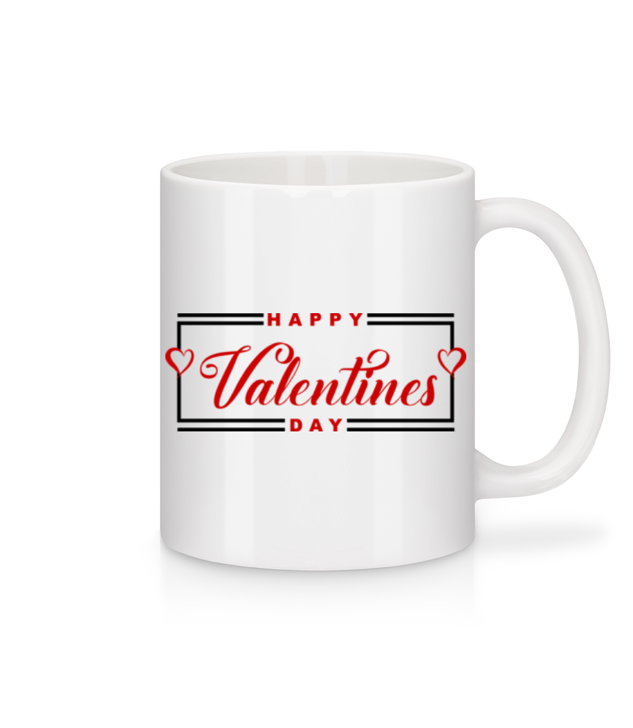 Happy Valentines Day · Mug en céramique blanc