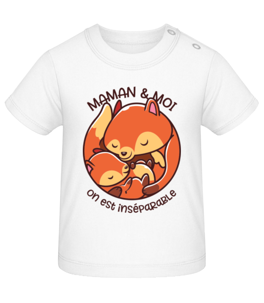 Maman Moi On Est Inséparable · T-shirt Bio Bébé