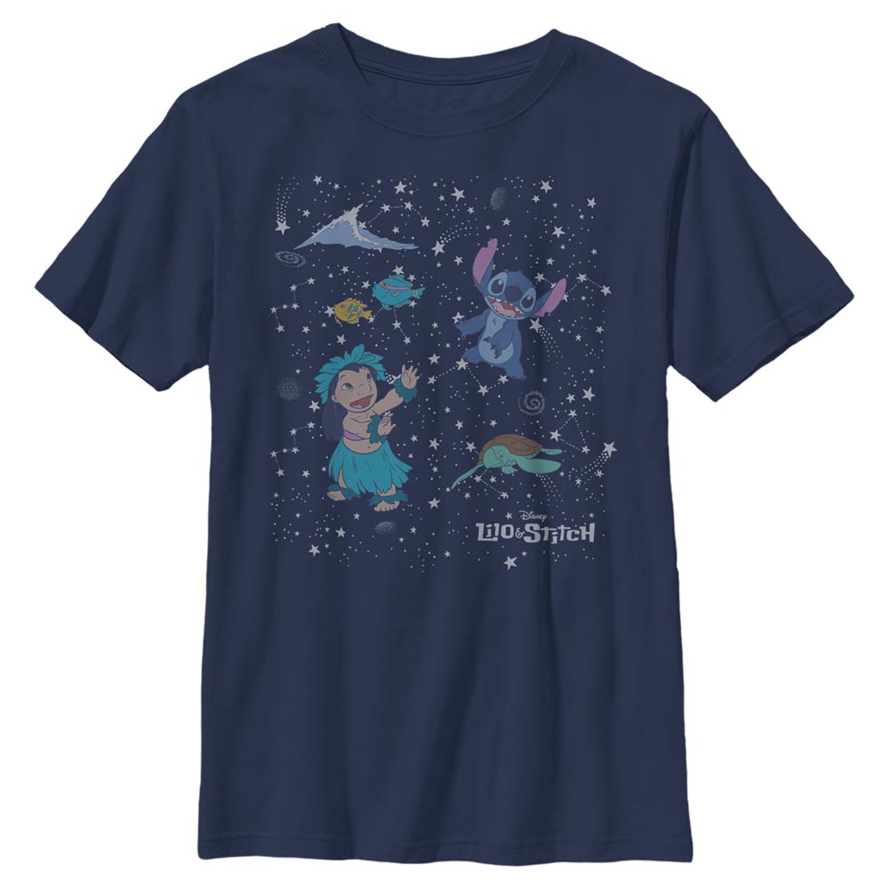 Disney Classics - Lilo & Stitch - Lilo et Stitch Constelation Lilo Stitch - Enfant T-shirt