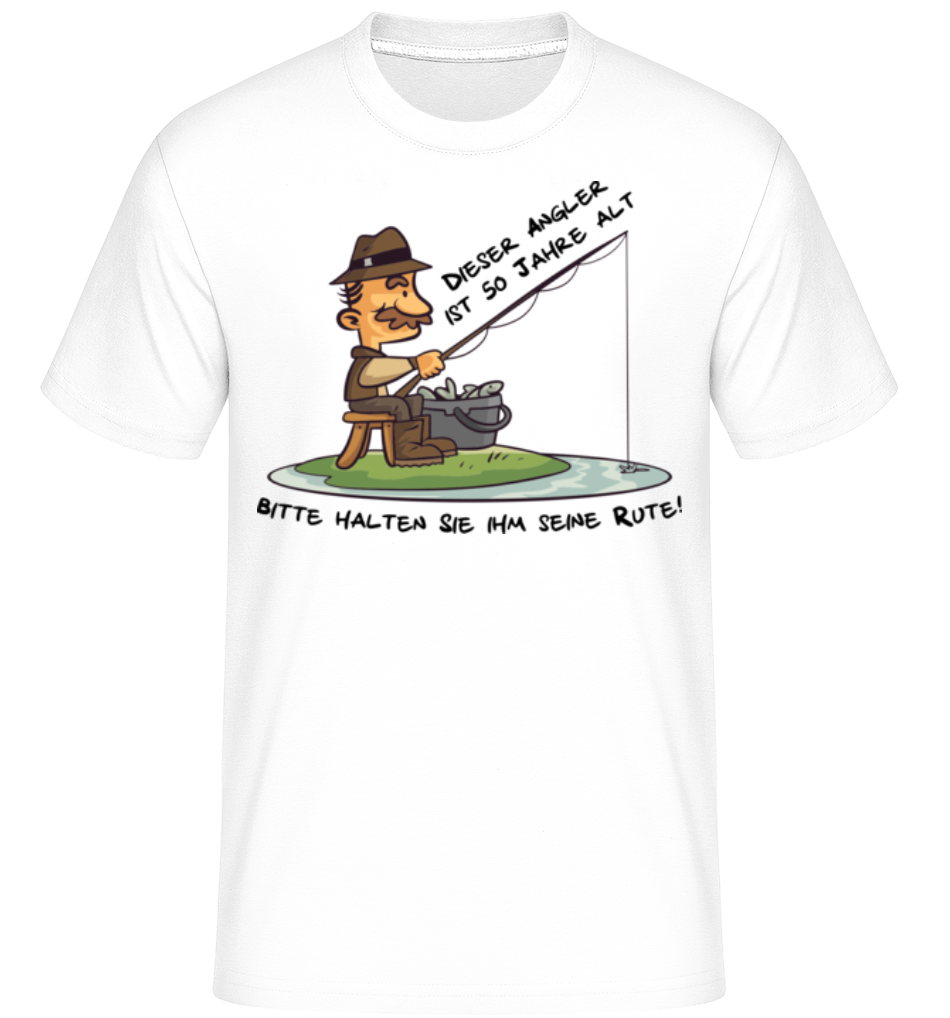 Dieser Angler Ist 50  Jahre Alt · Shirtinator Männer T-Shirt
