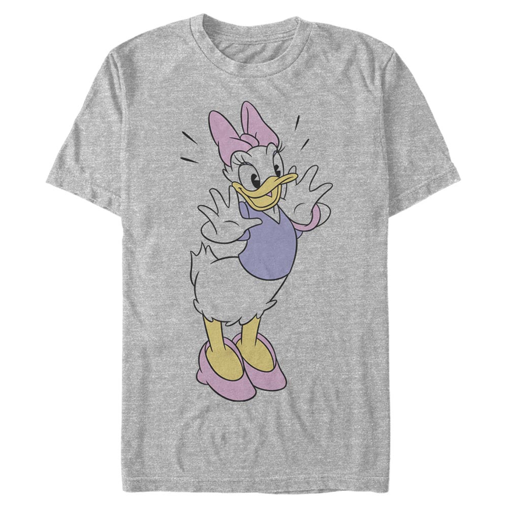 Disney Classics - Mickey Mouse - Daisy Duck Classic Vintage Daisy - Homme T-shirt - Gris chiné - Devant