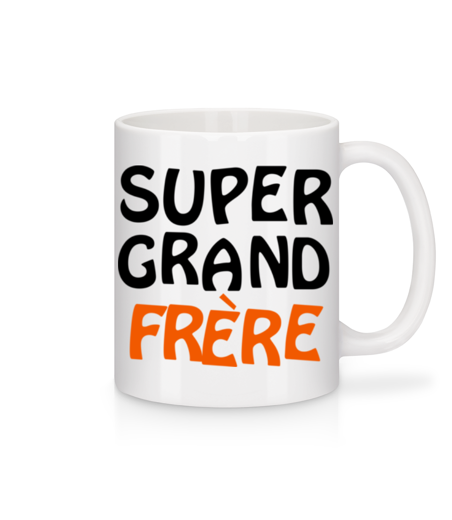 Aperçu: Super Grand Frère - Mug en céramique blanc - Blanc - Devant