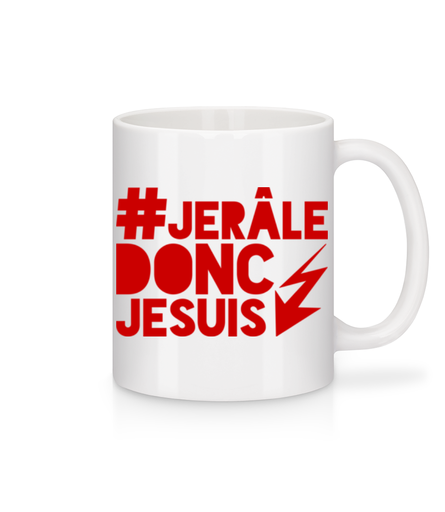 Donc Je Suis · Mug en céramique blanc