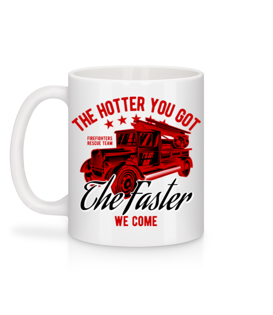 Aperçu: The Hotter You Got - Mug en céramique blanc - Blanc - Derrière