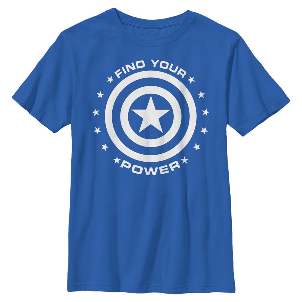 Marvel - Avengers - Captain America Captain Power - Enfant T-shirt