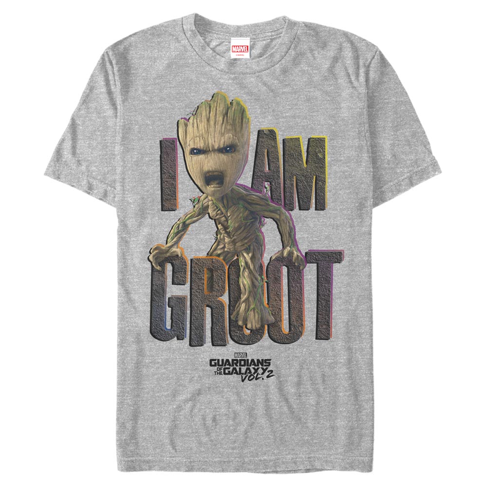Marvel - Les Gardiens de la Galaxie - Groot I Am Rock - Homme T-shirt