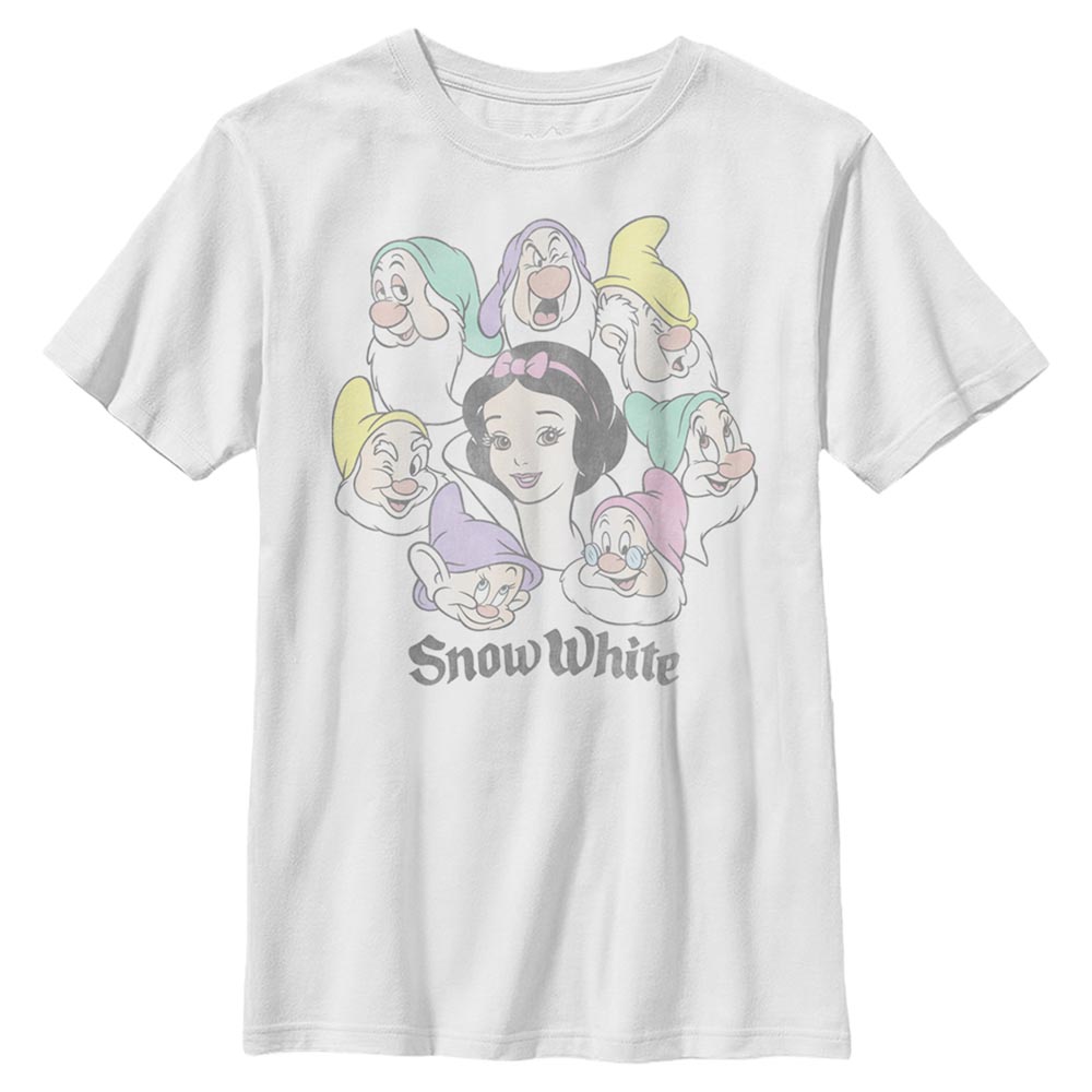 Disney - Blanche-Neige et les Sept Nains - Photo de groupe - Enfant T-shirt