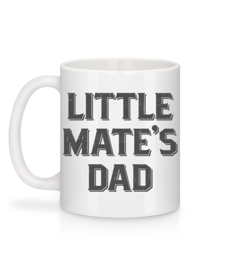 Aperçu: Little Mates Dad - Mug en céramique blanc - Blanc - Derrière