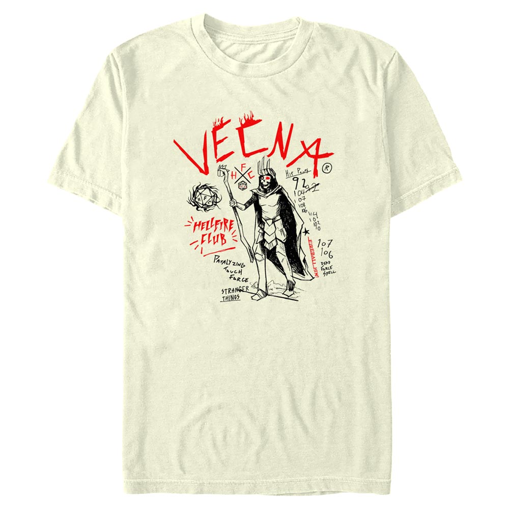 Netflix - Stranger Things - Vecna Doodles - Homme T-shirt