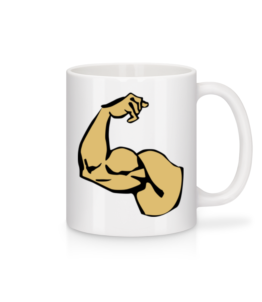 Muscles · Mug en céramique blanc