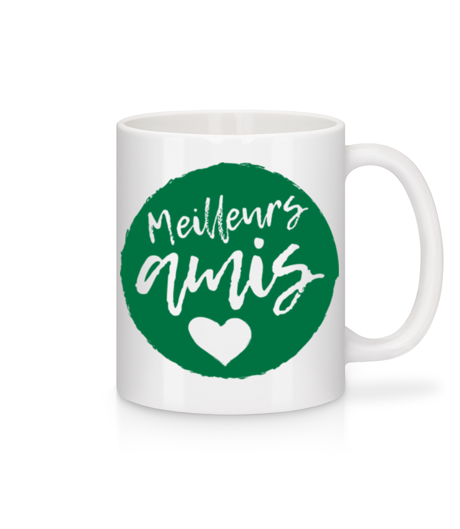 Meilleurs Amis · Mug en céramique blanc