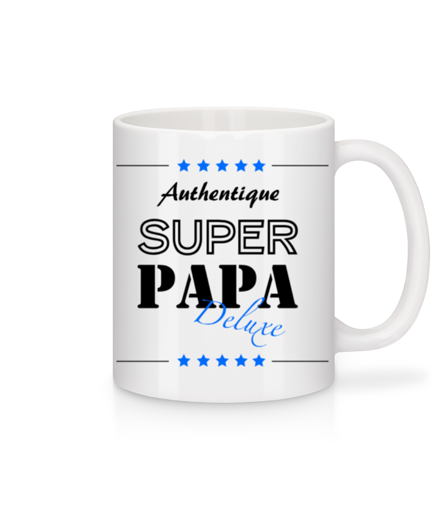 Super Papa Deluxe · Mug en céramique blanc