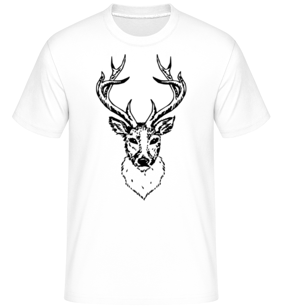 Deer Head Black ·  T-Shirt Shirtinator homme