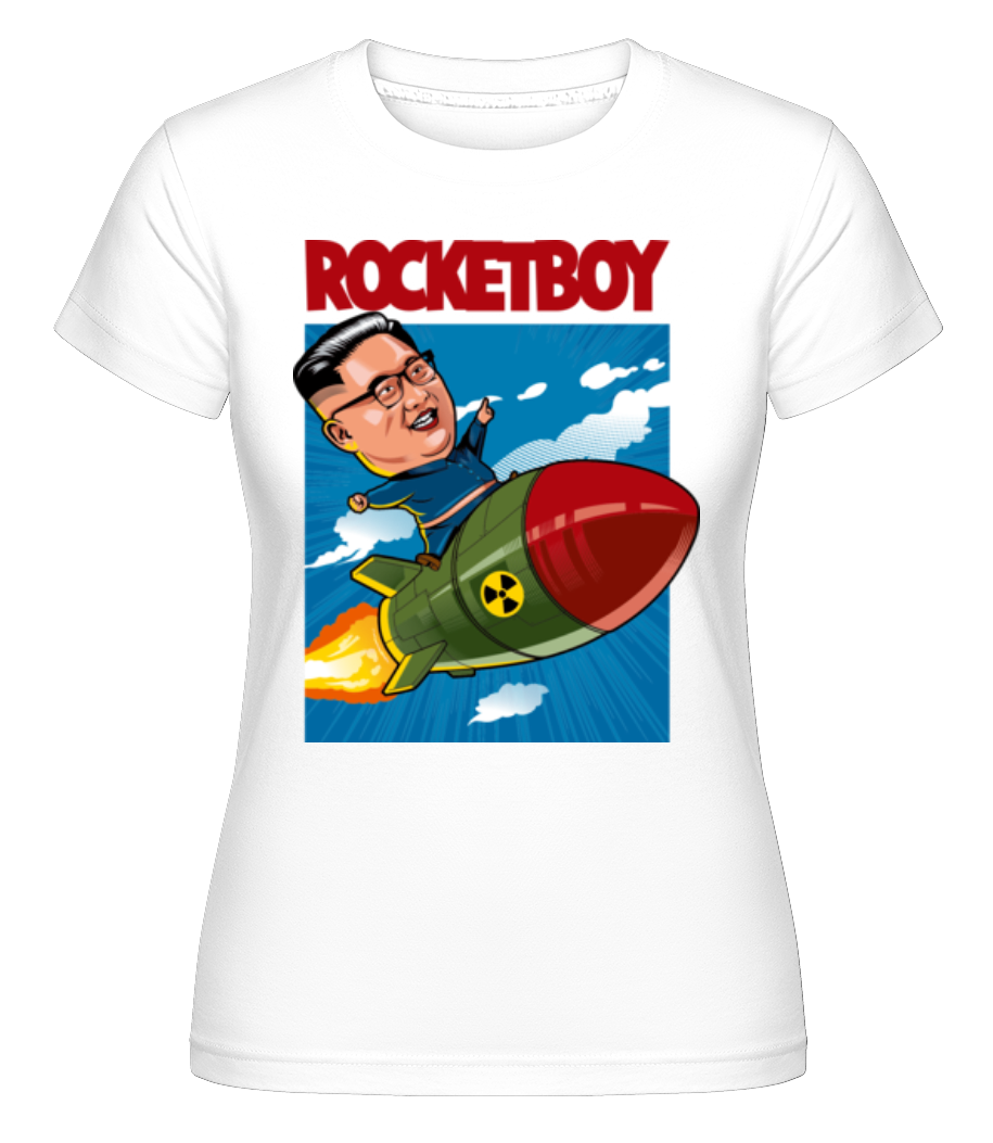 Rocketboy -  T-shirt Shirtinator femme - Blanc - Devant
