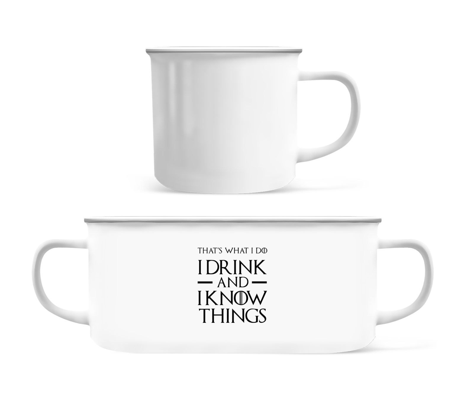 I Drink And I Know Things · Tasse Émaillée