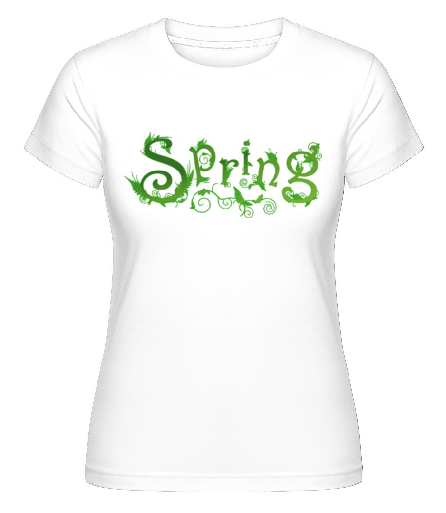 Spring Lettering ·  T-shirt Shirtinator femme