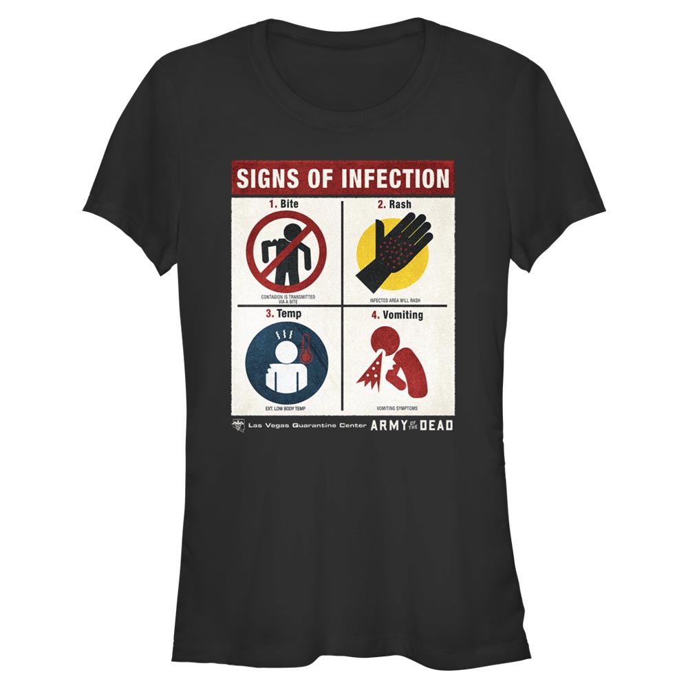 Netflix - Army Of The Dead - Texte Four Rules - Femme T-shirt
