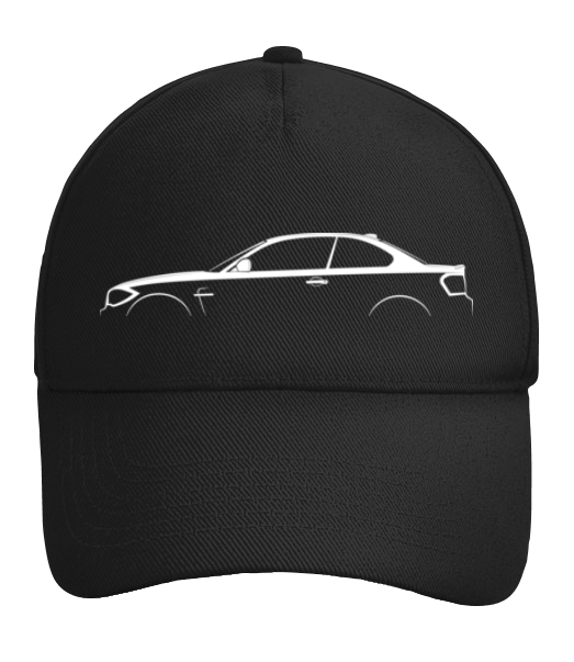 'BMW 1M Coupe E82' Silhouette · Casquette de baseball ajustable