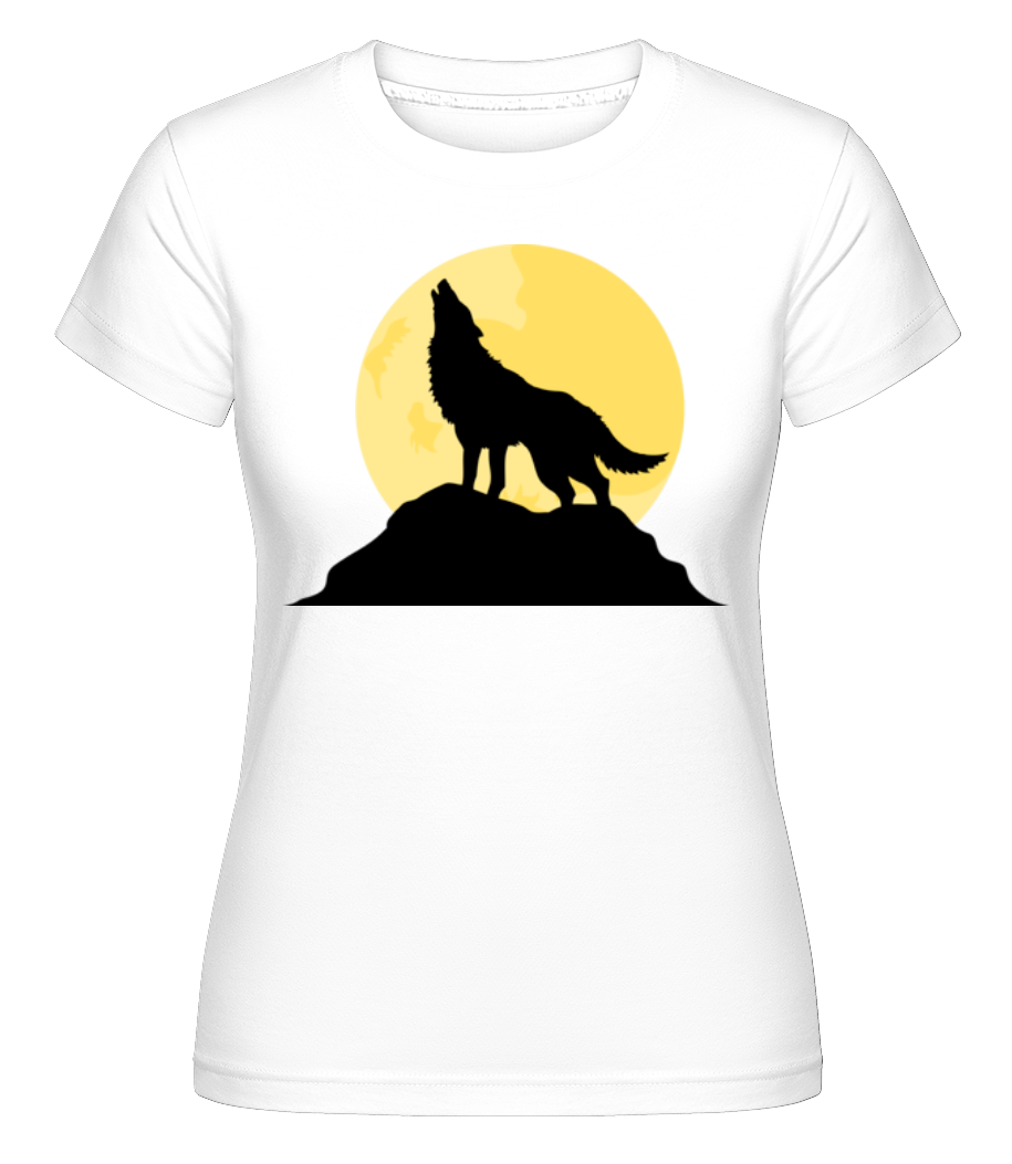 Gothic Wolve Sunset ·  T-shirt Shirtinator femme