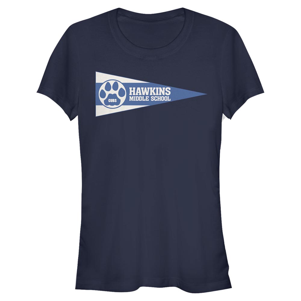 Netflix - Stranger Things - Hawkins Pennant Flag - Femme T-shirt