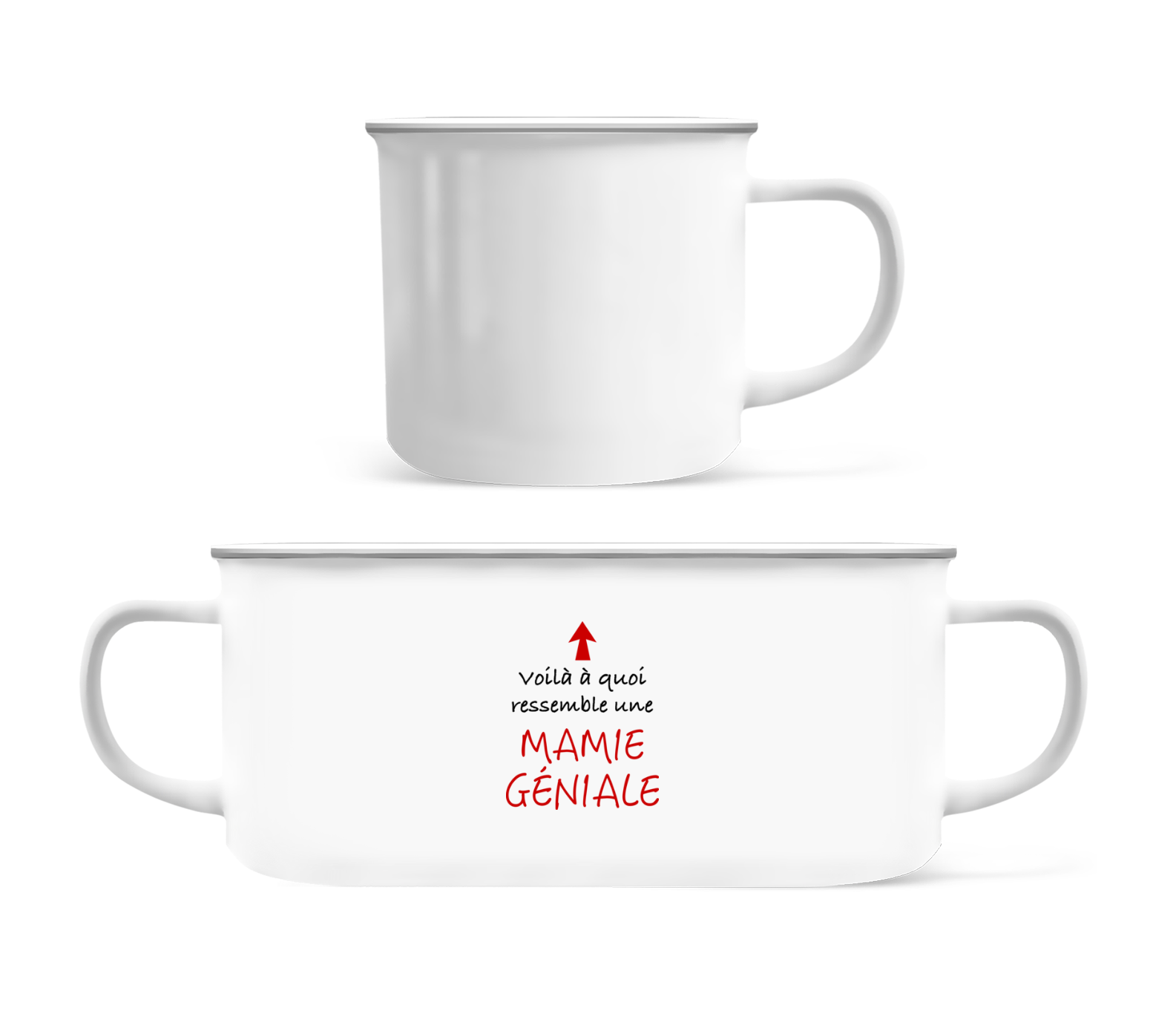 Mamie Géniale · Tasse Émaillée
