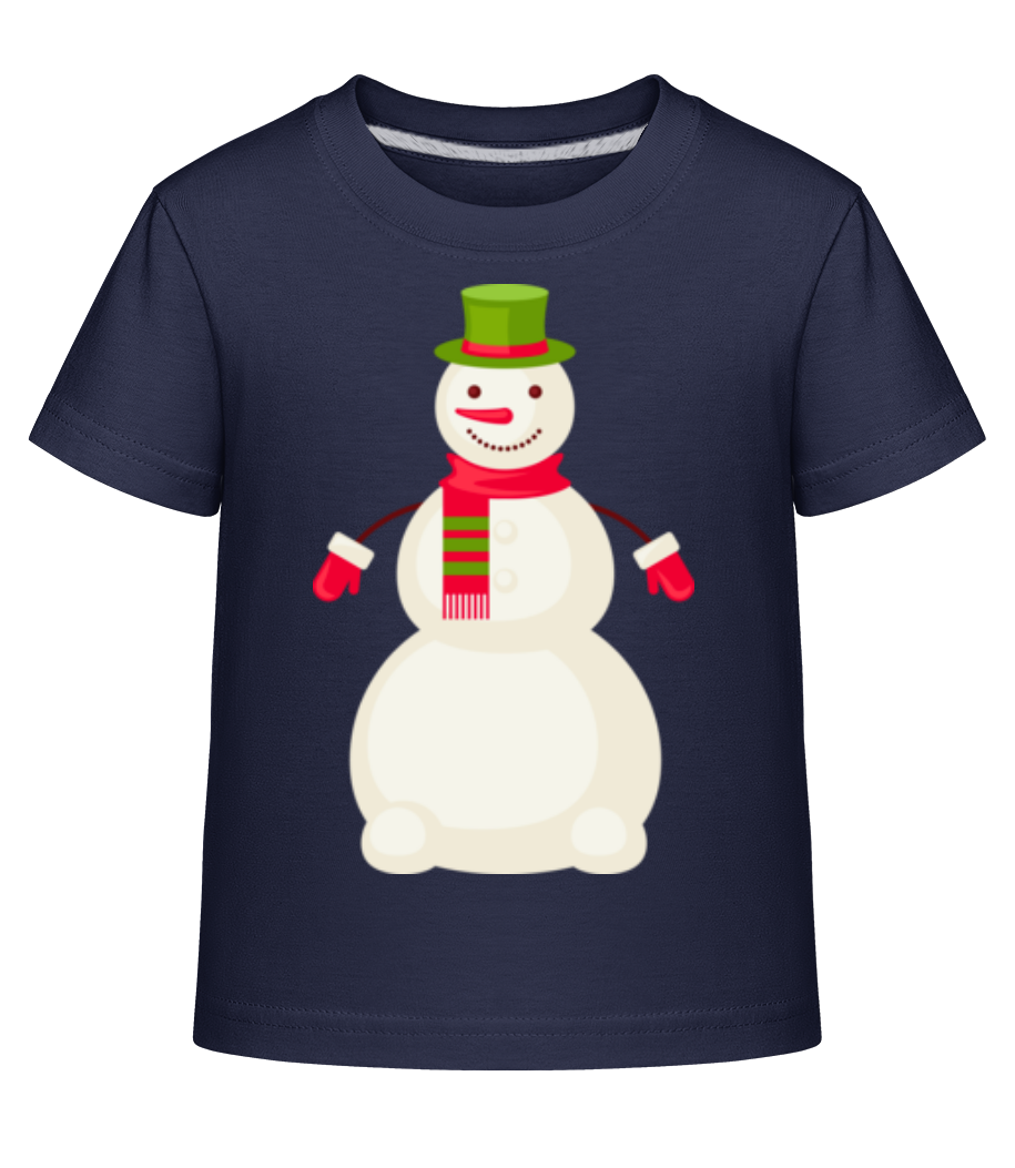 Bonhomme De Neige Avec Chapeau · T-shirt shirtinator Enfant