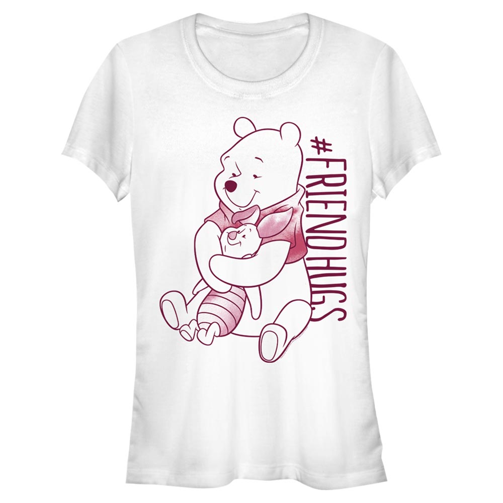 Disney - Winnie l'ourson - Tigrou et Porcinet Piglet Pooh Hugs - Femme T-shirt
