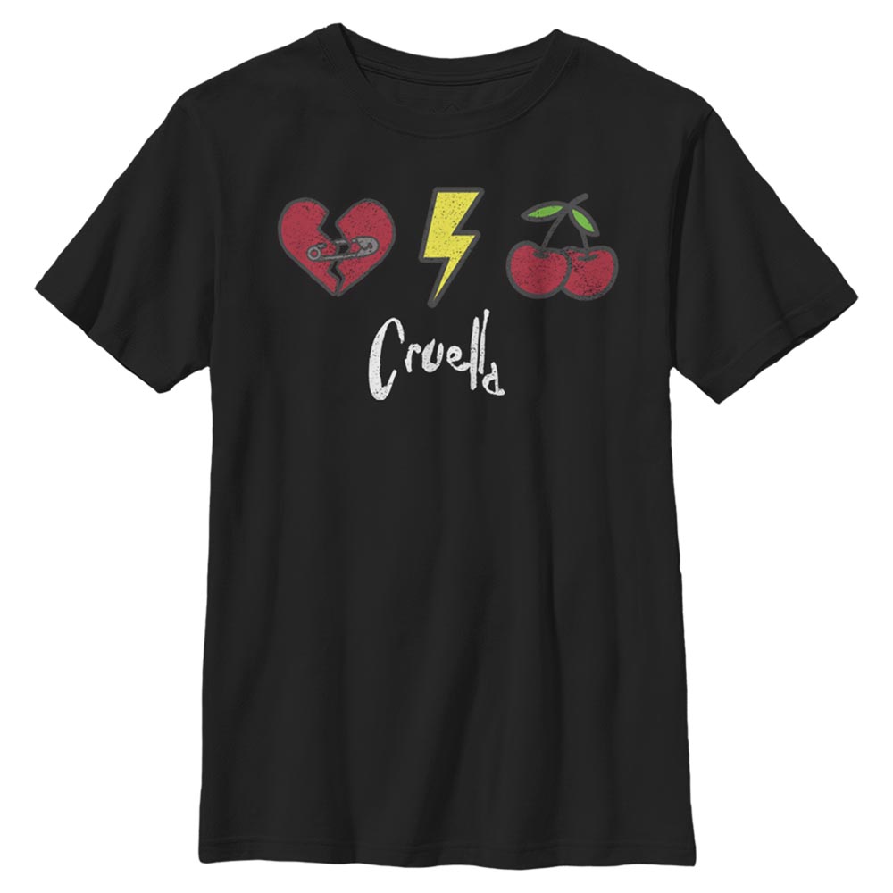 Disney Classics - Cruella - Logo Cruella Patches - Enfant T-shirt