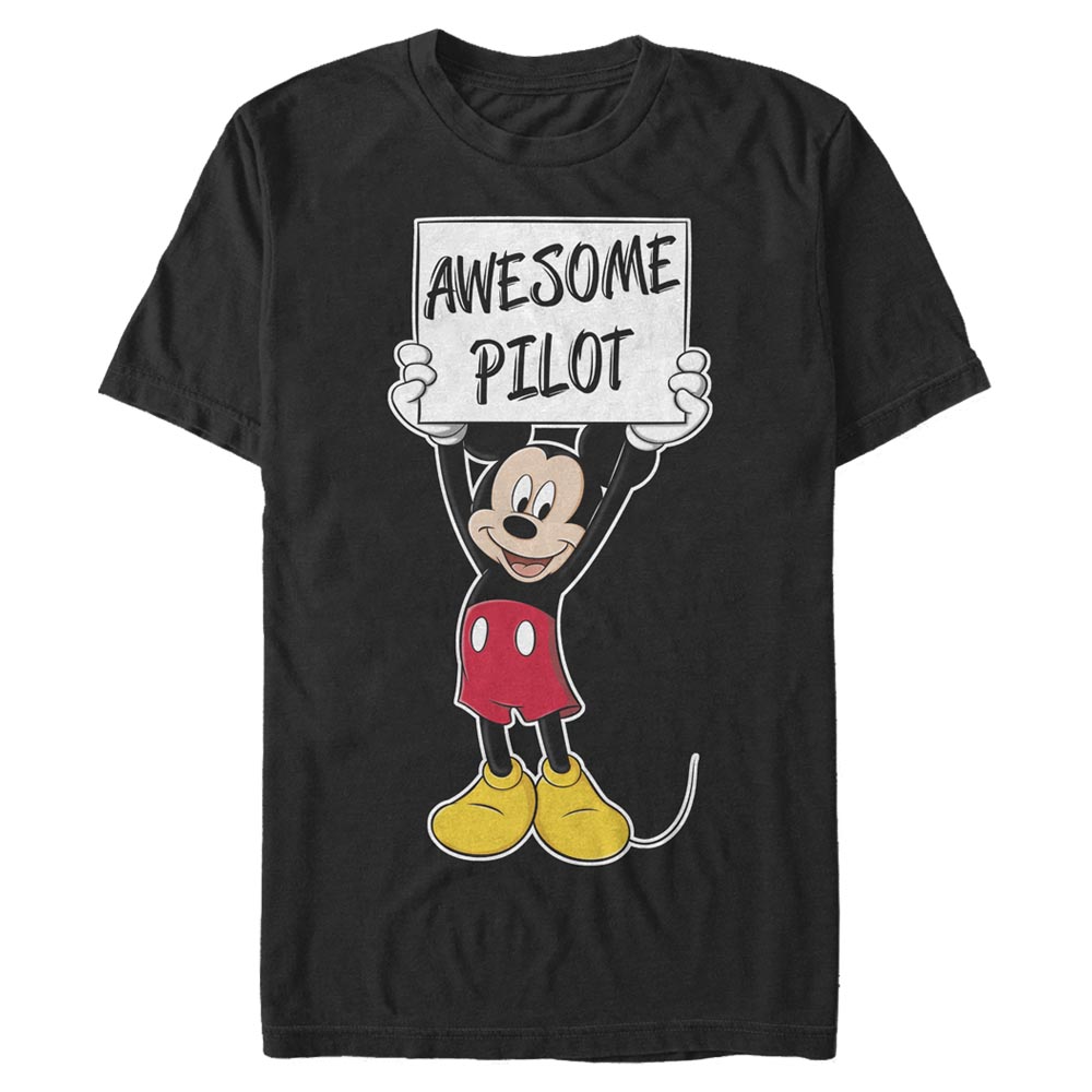Disney Classics - Mickey Mouse - Mickey Mouse Mickey Awesome Pilot - Homme T-shirt