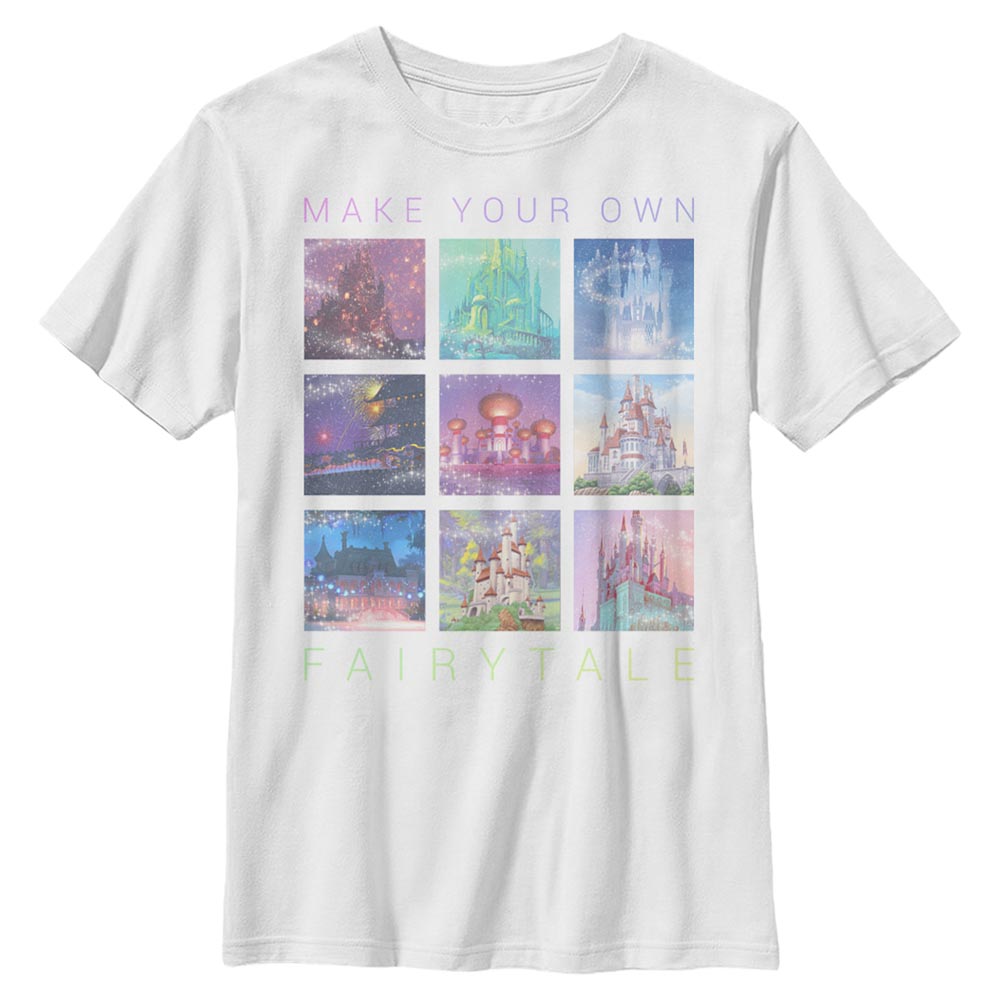 Disney - Princesses Disney - Photo de groupe Castles In Princess Movies - Enfant T-shirt