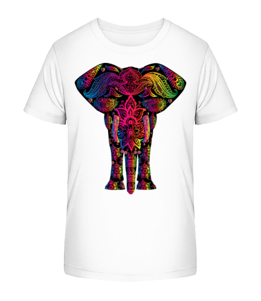 Éléphant Coloré · T-shirt bio Enfant Stanley Stella 2.0