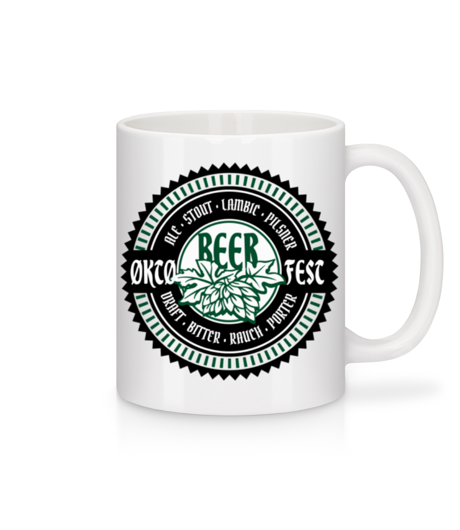 Oktoberfest Beer · Mug en céramique blanc