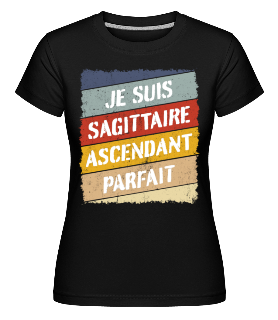 Je Suis Sagittaire Style Rétro ·  T-shirt Shirtinator femme