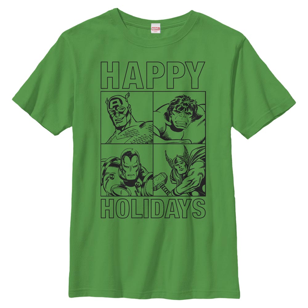 Marvel - Avengers - Photo de groupe Super Holiday - Christmas - Enfant T-shirt