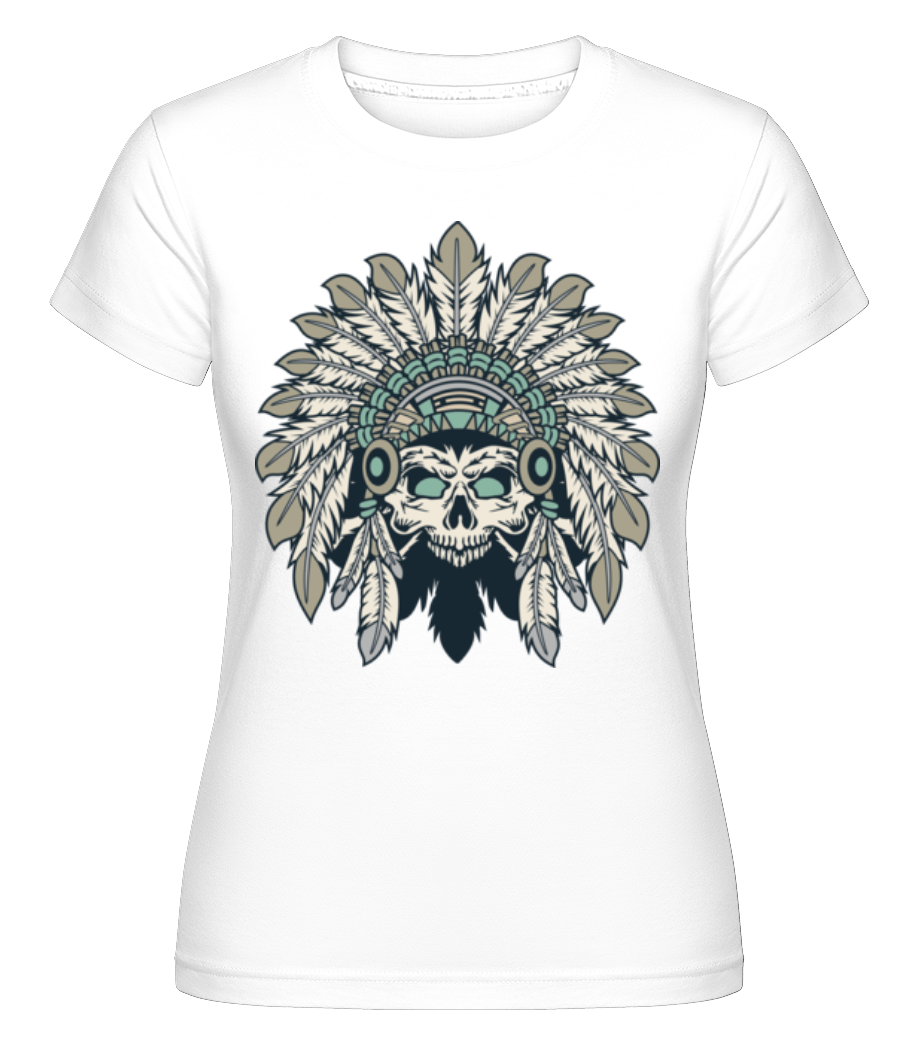 Indian Headdress Skull ·  T-shirt Shirtinator femme