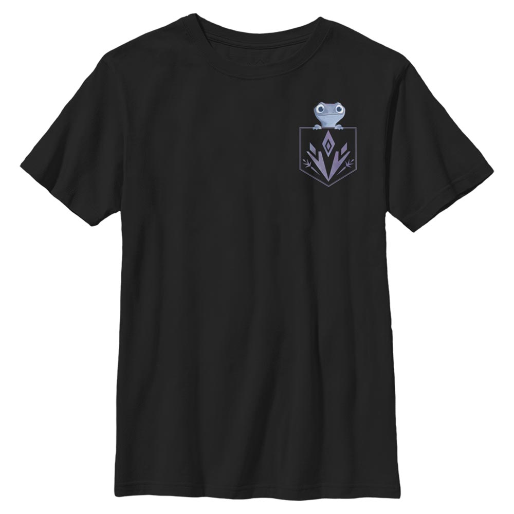 Disney - La Reine des neiges - Bruni Fire Salamander Pocket - Enfant T-shirt