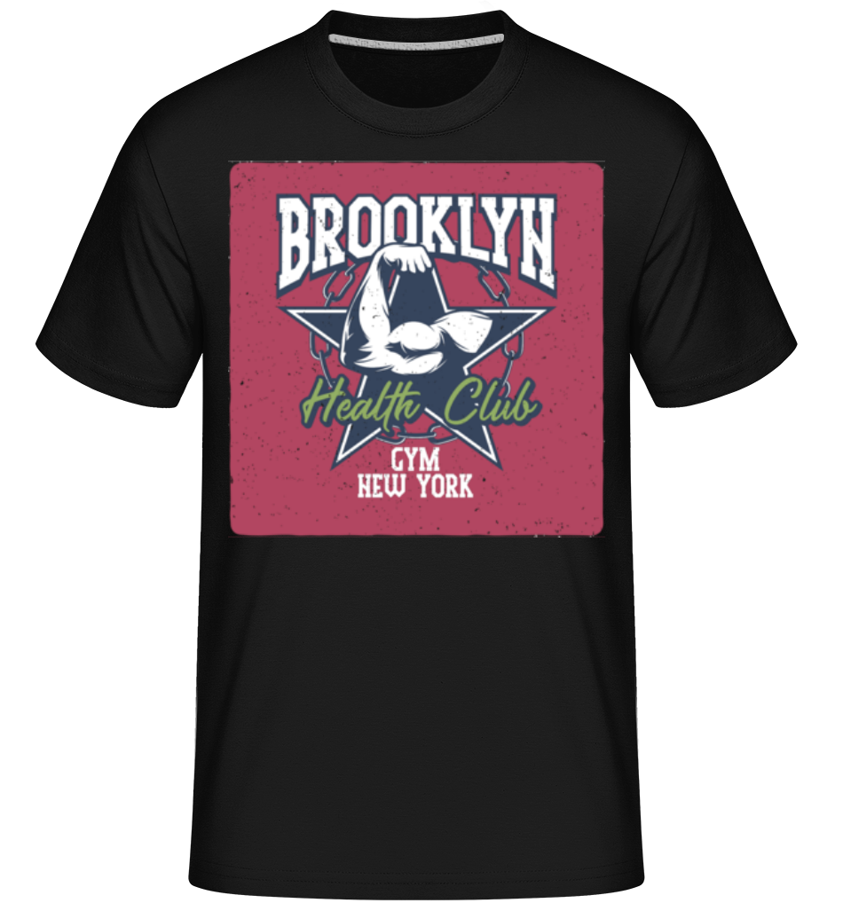 Aperçu: Brooklyn Health Club -  T-Shirt Shirtinator homme - Noir - Devant