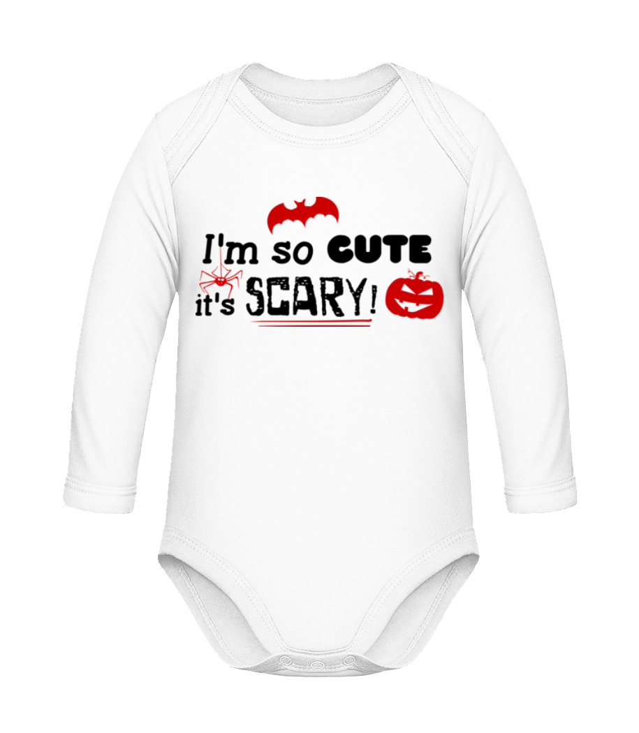 So Cute It's Scary · Body coton bio manches longues Bébé